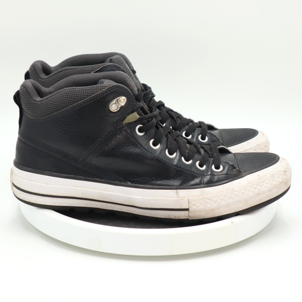 Converse All Star CT Shoes Mens Size 10 3M Thinsulate High Top Black Leather